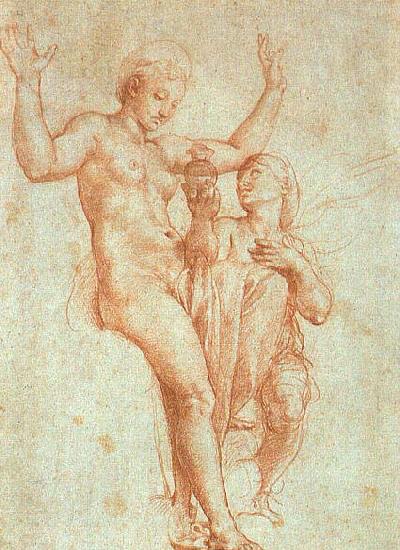RAFFAELLO Sanzio Psyche Offering Venus the Water of Styx Sweden oil painting art